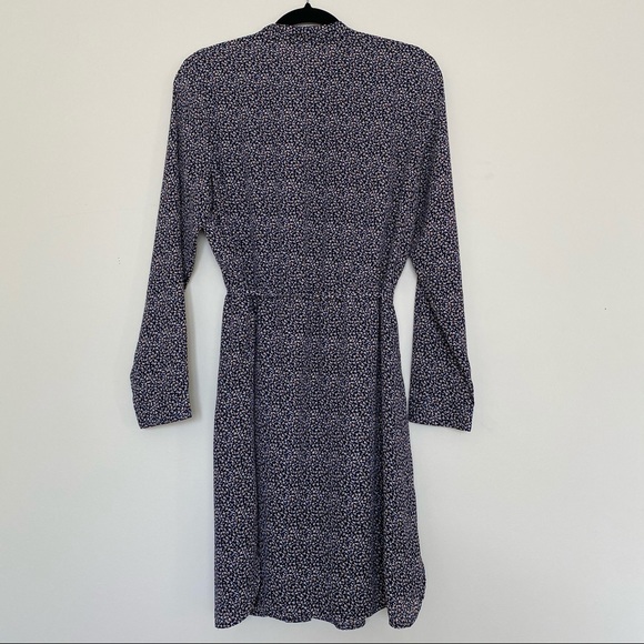 Ann Taylor - Ditsy Print Shirt Dress - Size Large - Picture 5 of 6